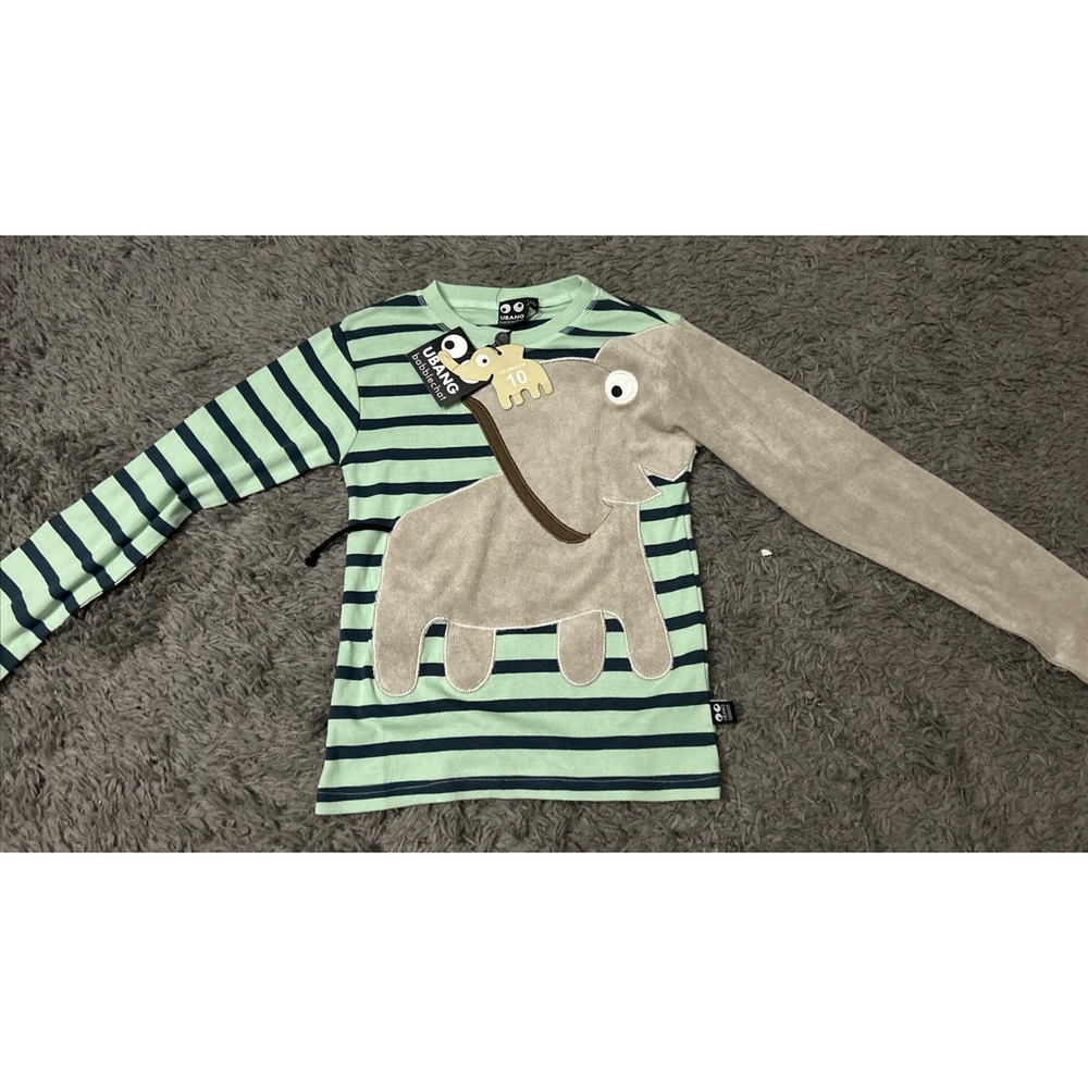 UBANG Elephant embroidered top long sleeve size 6-8 years NWT NEW